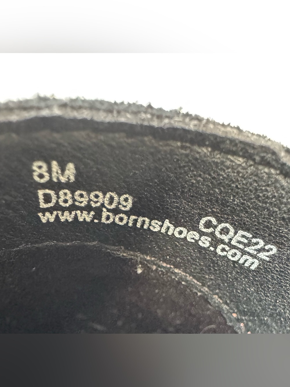 Born Women’s Sz 8 Black Suede Distressed Ankle Booties - Picture 7 of 9